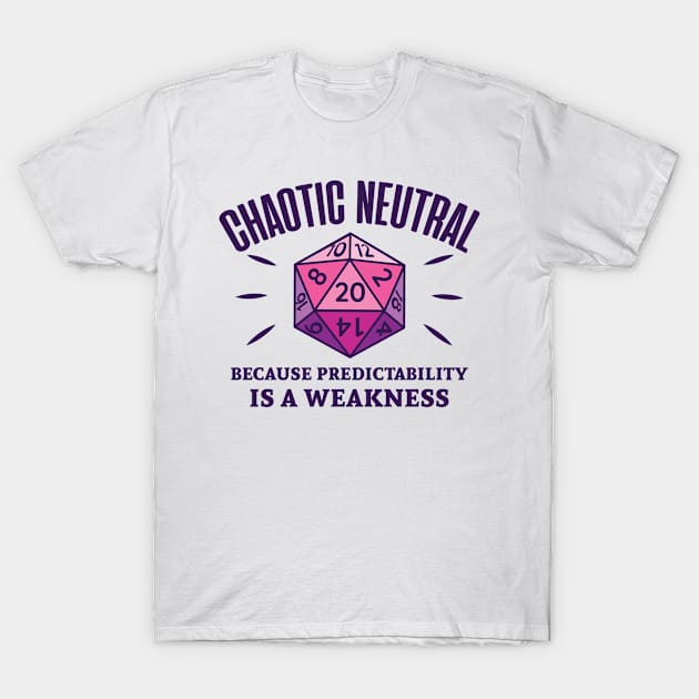 Chaotic Neutral Dungeons & Dragons T-Shirt by BramCrye